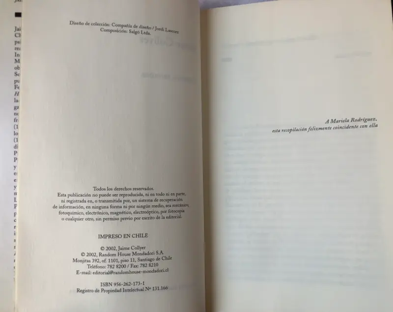 Libro Cuentos Privados de Jaime Collyer - 4