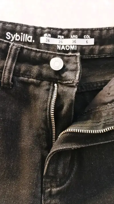 Jeans negros rasgados Sybilla Naomi - miniatura 1