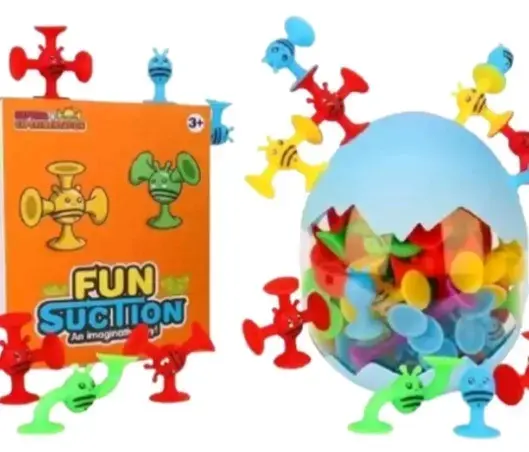 Juguetes de succión para niños, colores vibrantes - 1