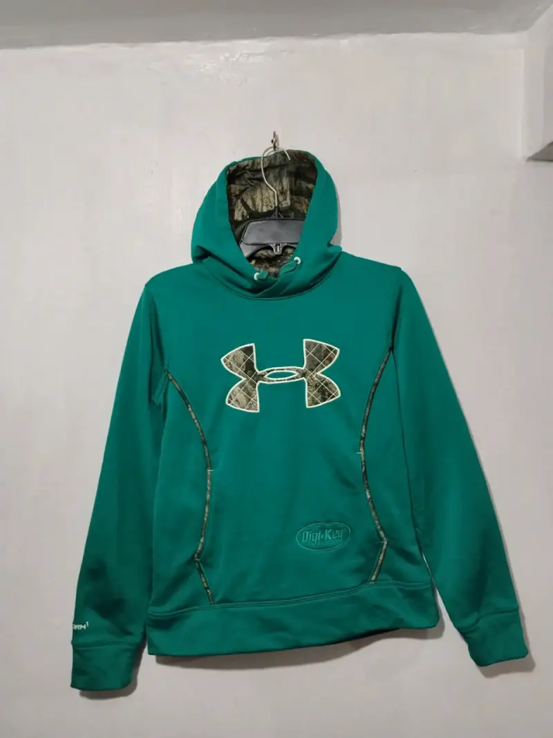 Polerón verde con capucha Under Armour - 2