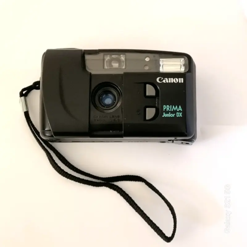 Cámara compacta Canon Prima Junior DX con funda - 1