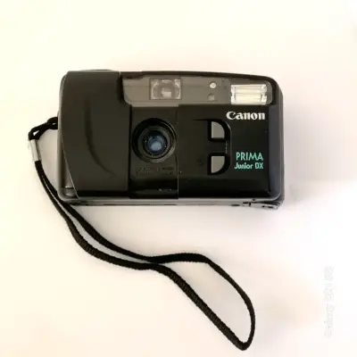 Cámara compacta Canon Prima Junior DX con funda - miniatura 1