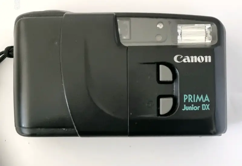 Cámara compacta Canon Prima Junior DX con funda - 2