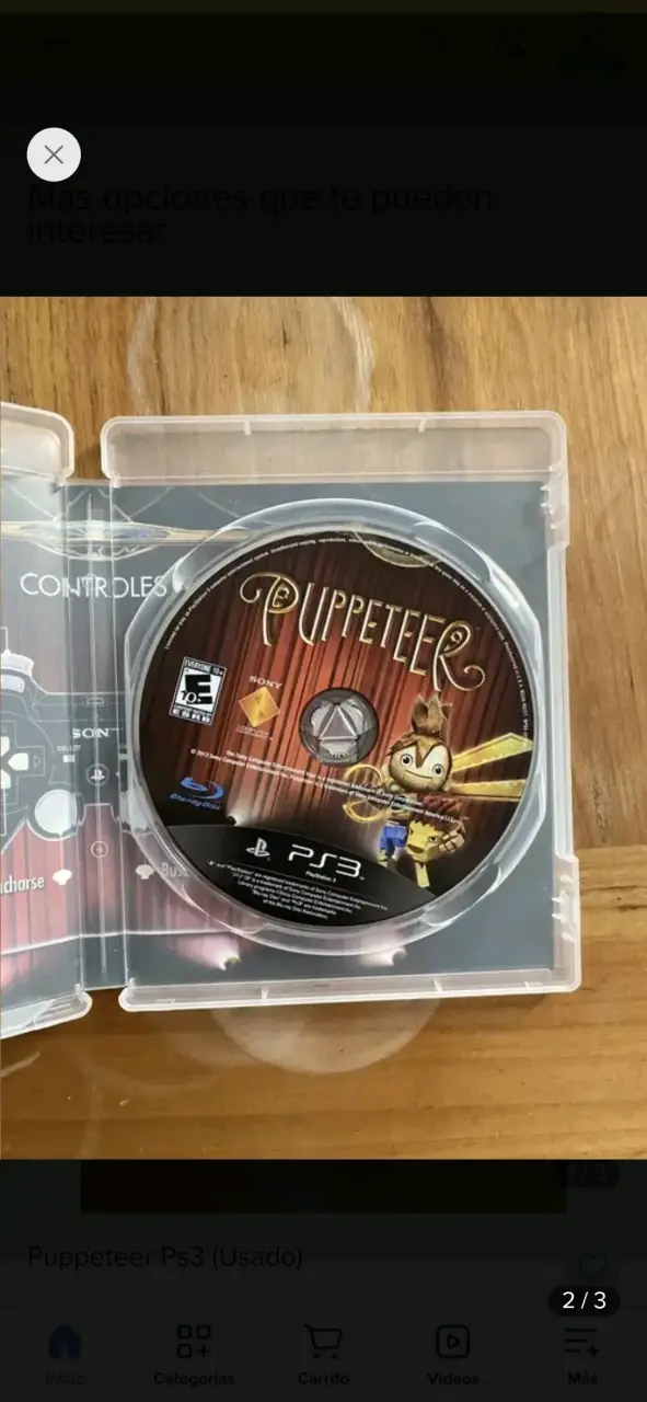 Juego Puppeteer para PS3 en buen estado - 2