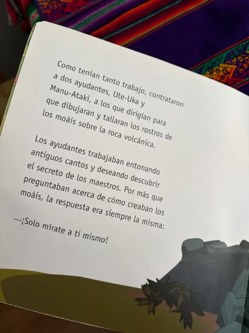 Libro ilustrado 'Cuando los moáis caminaban' - 3