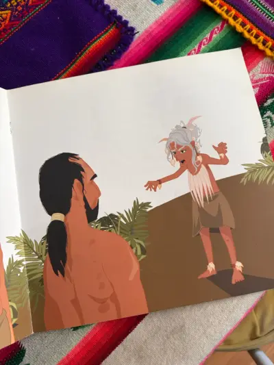 Libro ilustrado 'Cuando los moáis caminaban' - miniatura 4
