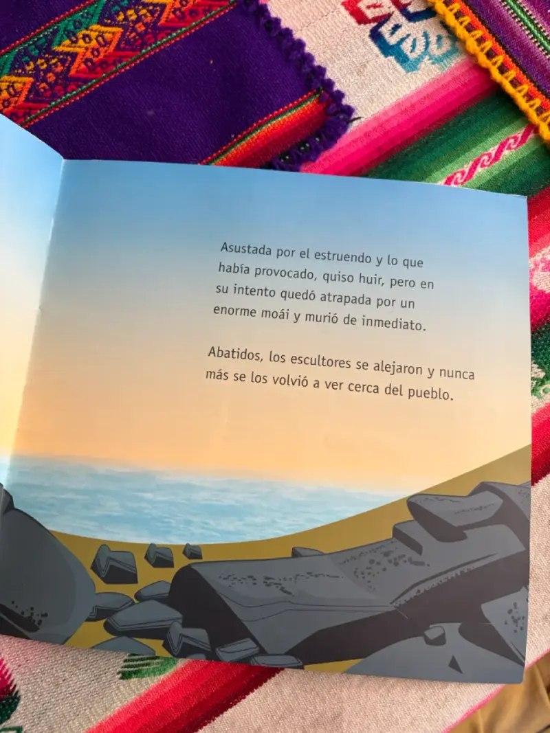 Libro ilustrado 'Cuando los moáis caminaban' - 5