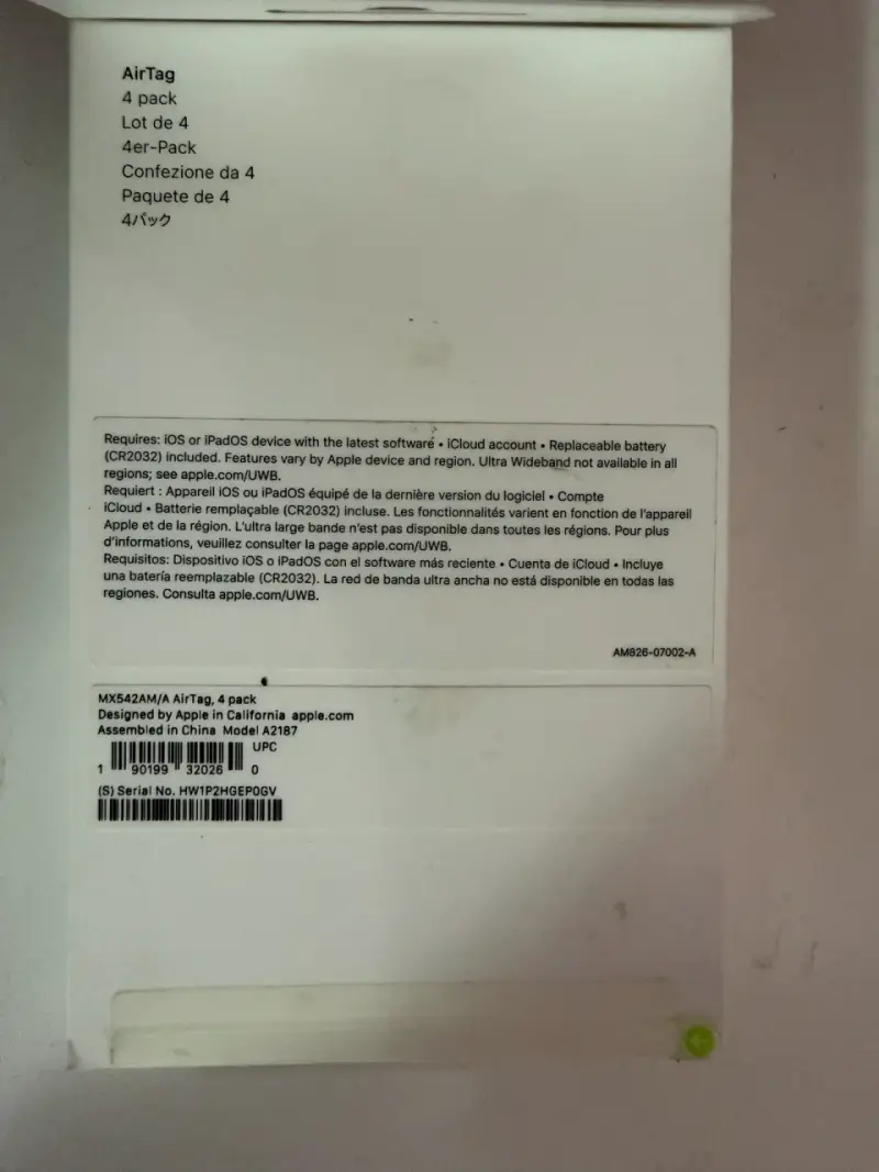 Paquete de 4 Apple AirTag para rastreo - 3