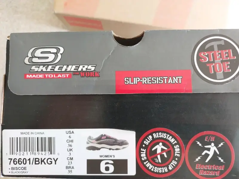 Zapatillas de seguridad Skechers con punta de acero - 4
