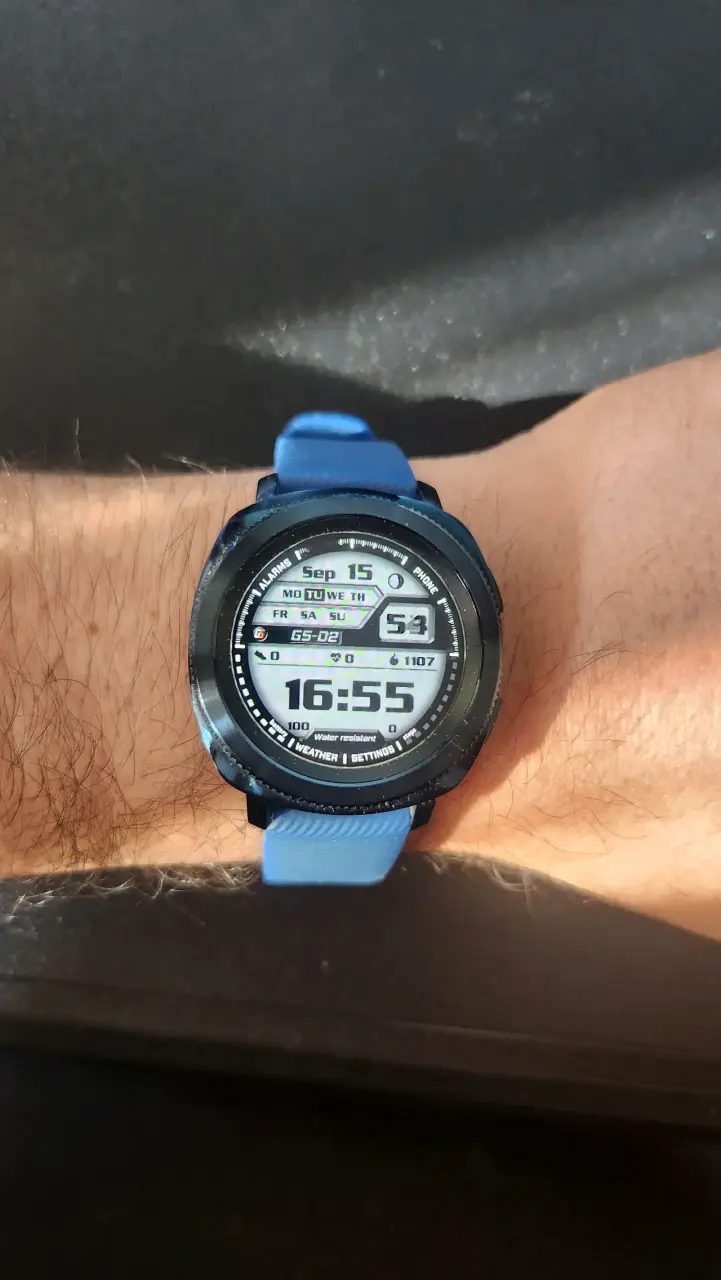 Reloj inteligente Samsung Gear Sport azul - 1