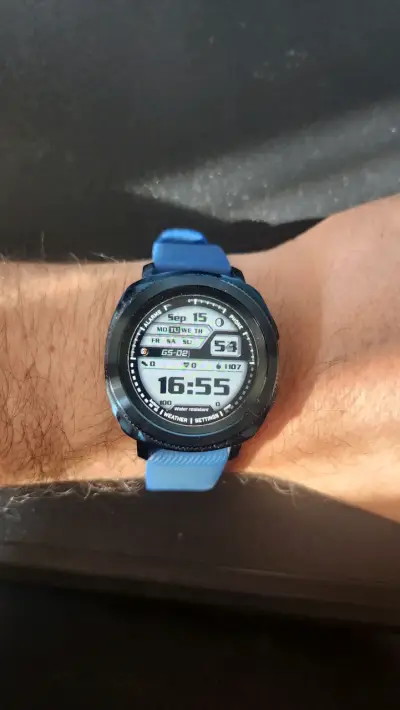 Reloj inteligente Samsung Gear Sport azul - miniatura 1