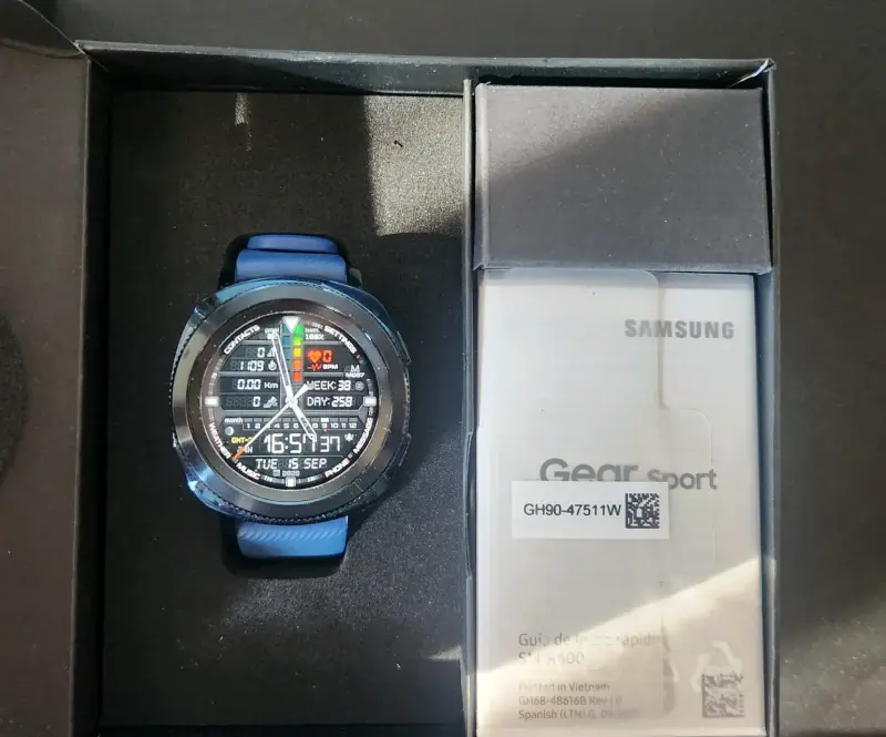 Reloj inteligente Samsung Gear Sport azul - 2