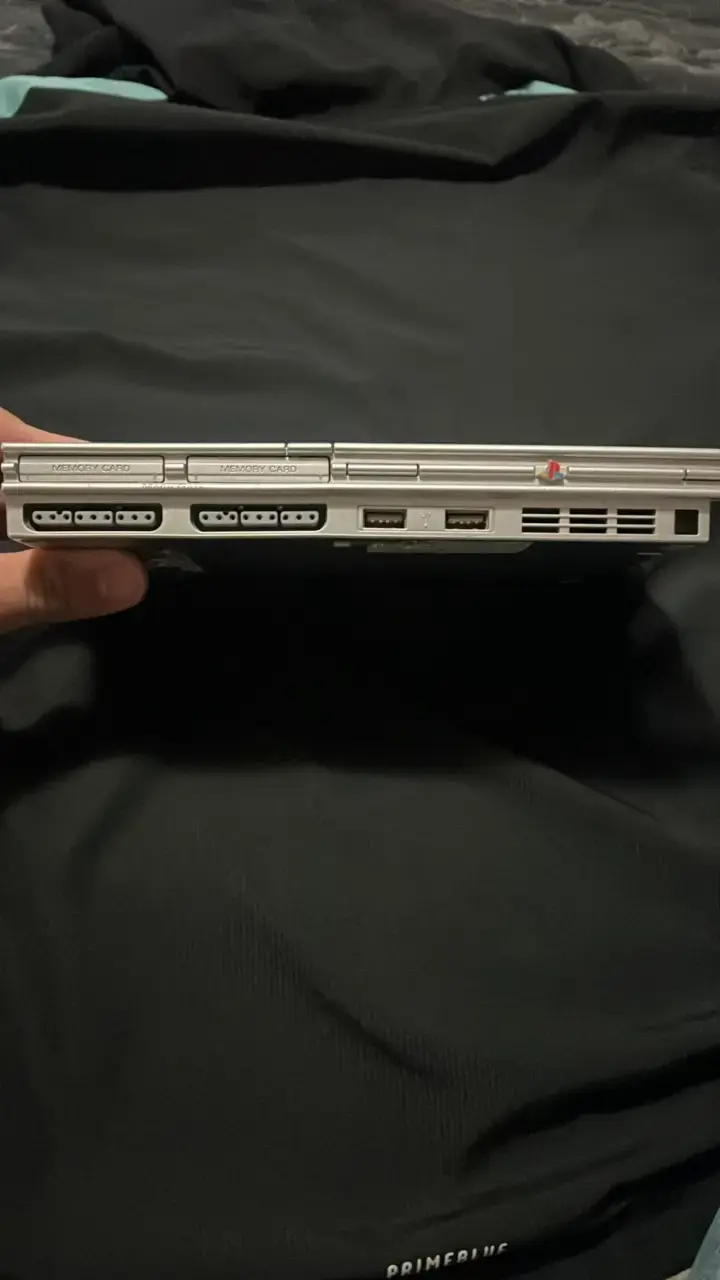 Consola PlayStation 2 Slim plateada para repuesto - 3