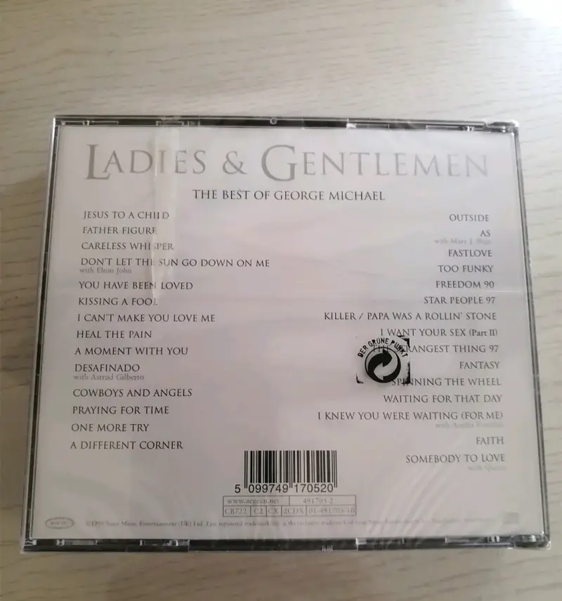 CD Doble 'Ladies & Gentlemen' de George Michael - 3