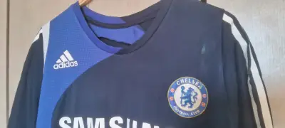 Camiseta Chelsea FC Adidas Retro Sponsor Samsung - miniatura 3