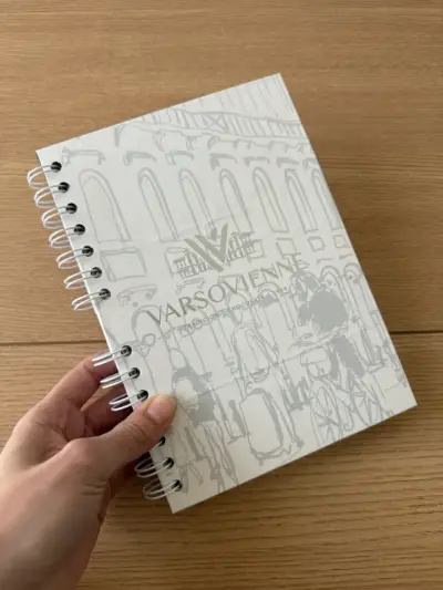 Cuaderno de espiral Varsovienne diseño exclusivo - miniatura 1