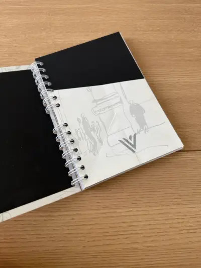 Cuaderno de espiral Varsovienne diseño exclusivo - miniatura 2