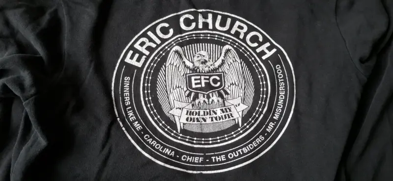 Polerón con capucha Eric Church negro - 5