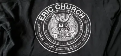 Polerón con capucha Eric Church negro - miniatura 5