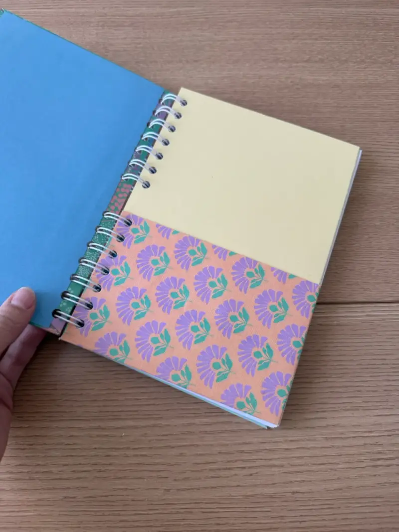 Cuaderno de espiral Adagio Teas diseño floral - 2