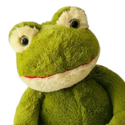 Peluche Rana Verde Grande - miniatura 3