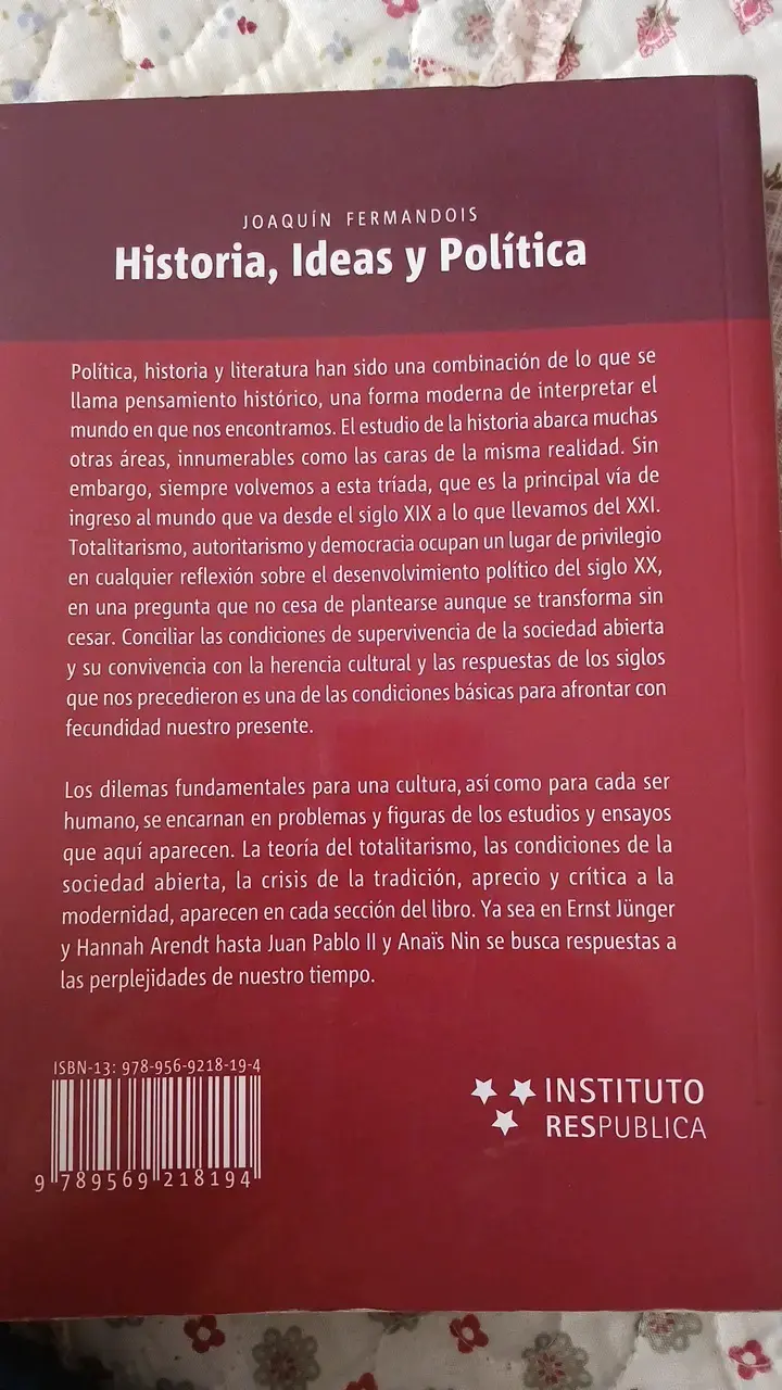 Libro Historia, Ideas y Política de Joaquín Fermandois - 2