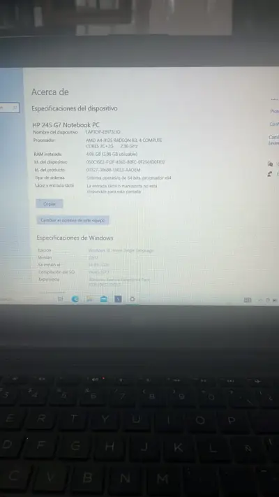 Notebook HP en buen estado - miniatura 5