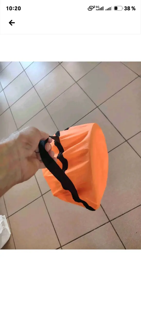 Vela de mano para paddle surf naranja - 3