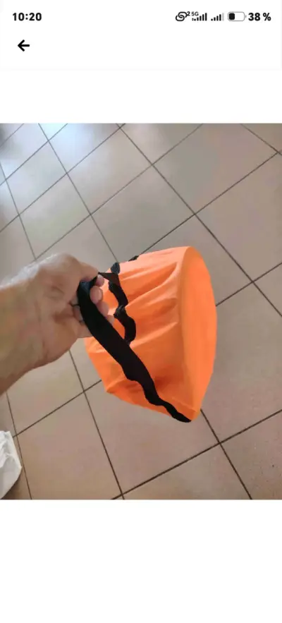 Vela de mano para paddle surf naranja - miniatura 3