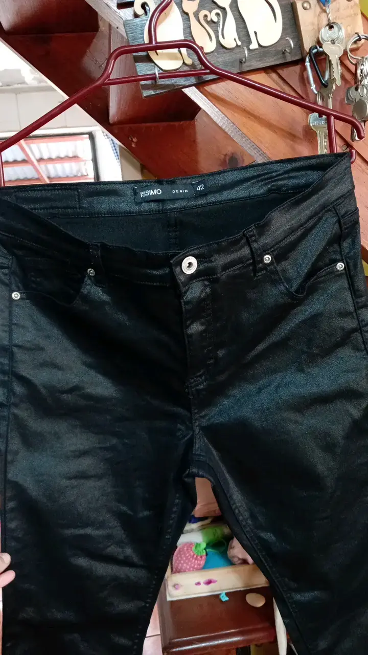 Jeans negros de mujer Issimo talla 42 - 3