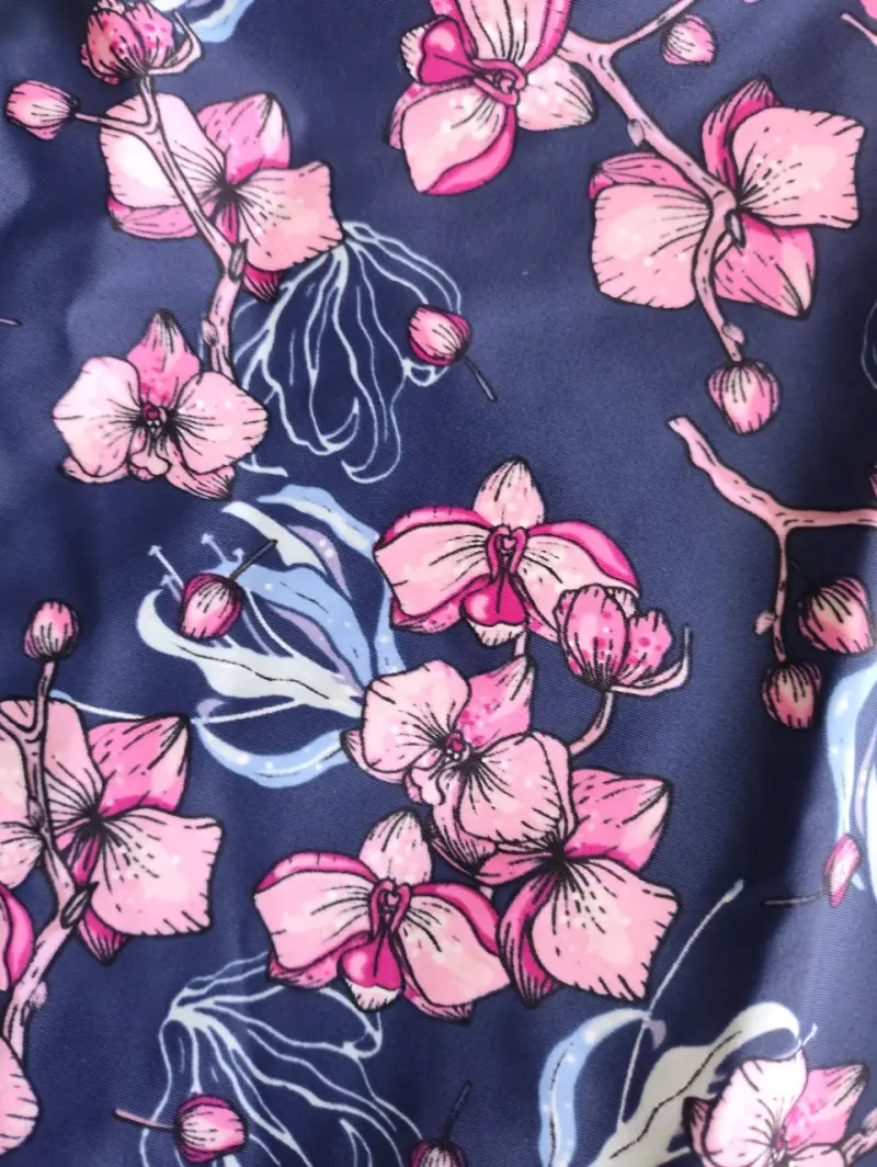 Traje de baño entero floral azul Flores - 4