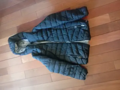 Chaqueta reversible negra con capucha Maui & Sons - miniatura 1