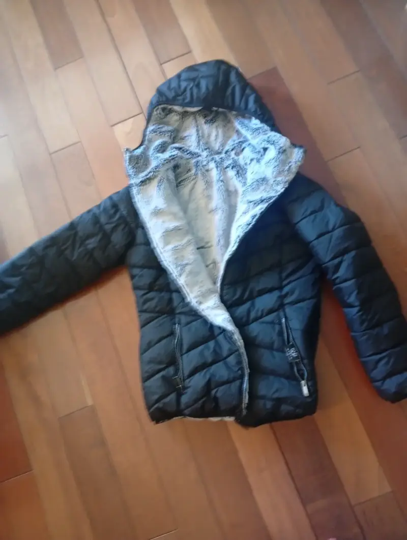 Chaqueta reversible negra con capucha Maui & Sons - 2
