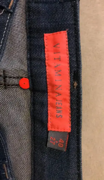 Jeans azul oscuro Vitamina Jeans talla 40 - miniatura 3