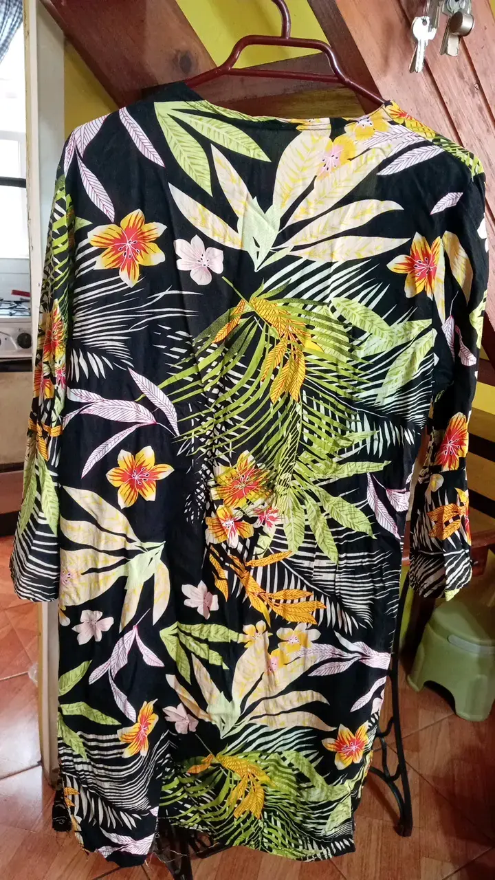 Kimono floral tropical para mujer - 2