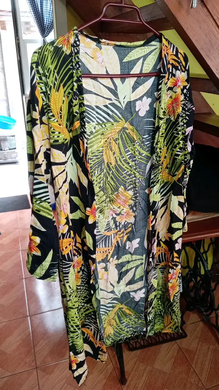 Kimono floral tropical para mujer - 4