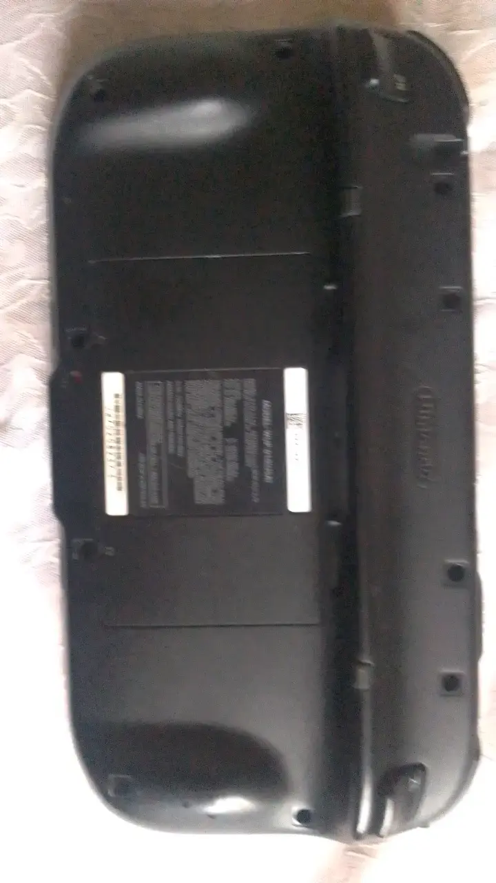 Controlador Wii U GamePad negro en buen estado - 2
