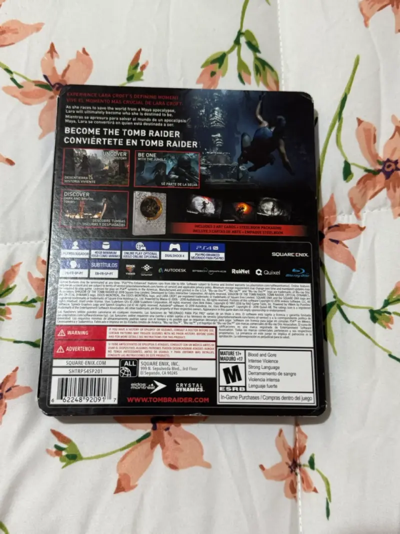 Juego PS4 Shadow of the Tomb Raider Edición Steelbook - 2