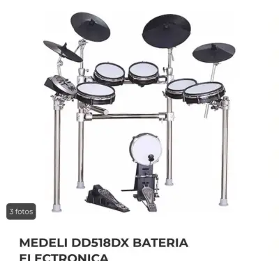 Batería Electrónica Medeli DD518DX Completa - miniatura 1