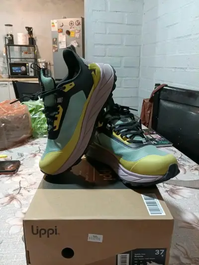 Zapatillas Lippi Kronos color verde y ama - miniatura 1