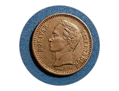 Moneda Antigua 25 Céntimos Venezuela 1965 - miniatura 2
