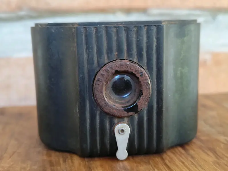 Cámara Kodak vintage de caja negra - 5