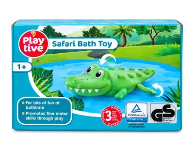 Juguete de baño cocodrilo Playtive para niños - miniatura 2