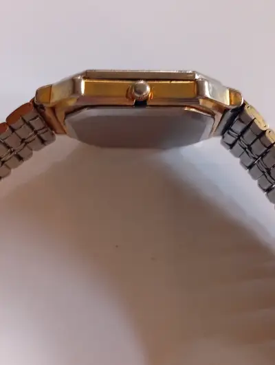 Reloj Cartier Must de acero inoxidable y dorado - miniatura 3