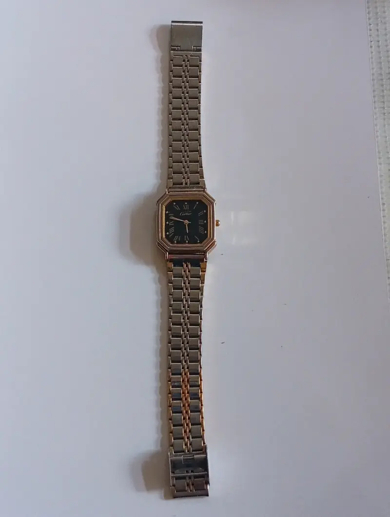 Reloj Cartier Must de acero inoxidable y dorado - 5