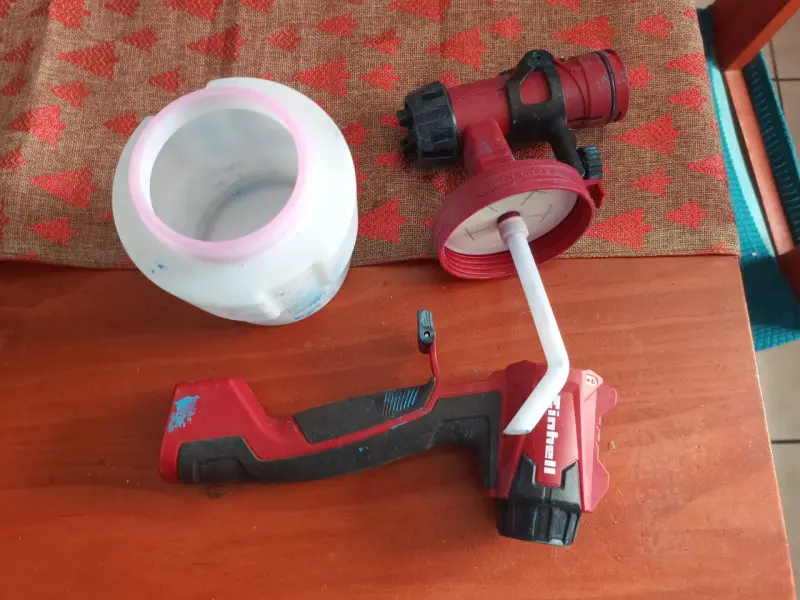 Pistola de pintura eléctrica Einhell con manguera - 2