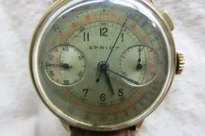 Reloj vintage Sprint cronógrafo mecánico - 1