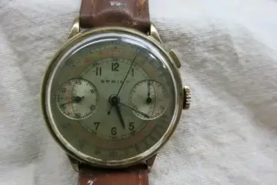 Reloj vintage Sprint cronógrafo mecánico - miniatura 2