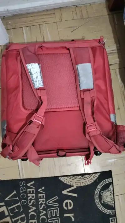 Bolso térmico de reparto rojo con aislamiento - miniatura 5
