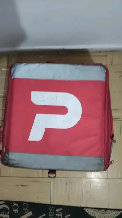 Bolso térmico de reparto rojo con aislamiento - miniatura 6